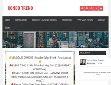 Tablet Screenshot of condotrend.com